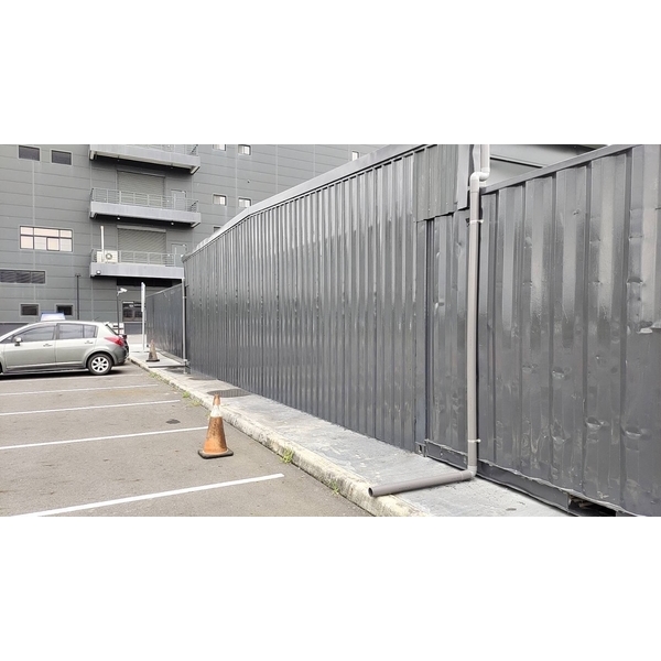 貨櫃屋搭建鐵皮屋（五溝清板）