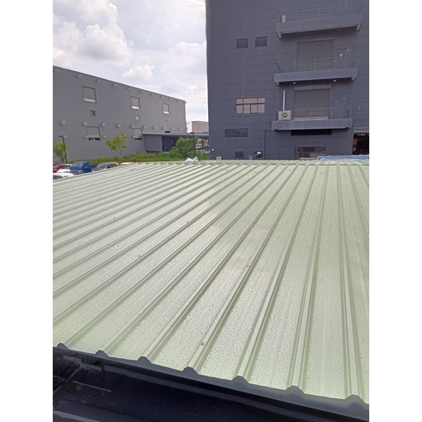 貨櫃屋搭建鐵皮屋（五溝清板）