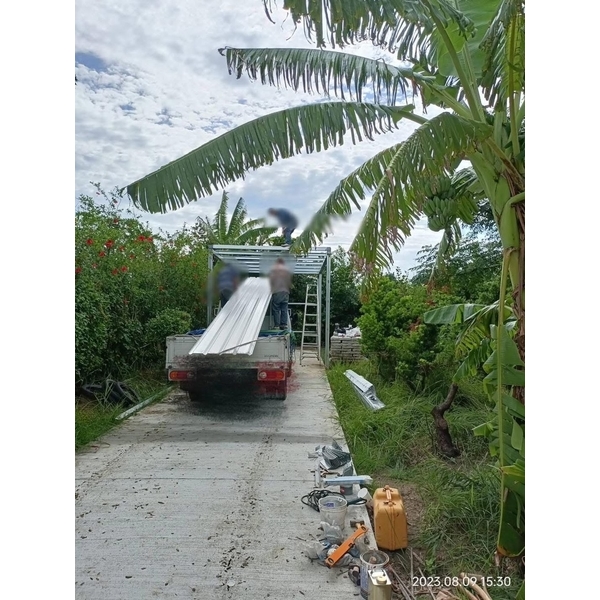 貨櫃屋搭建鐵皮屋（五溝清板）-興旺威企業社