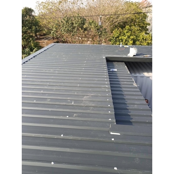 貨櫃屋搭建鐵皮屋（五溝清板）