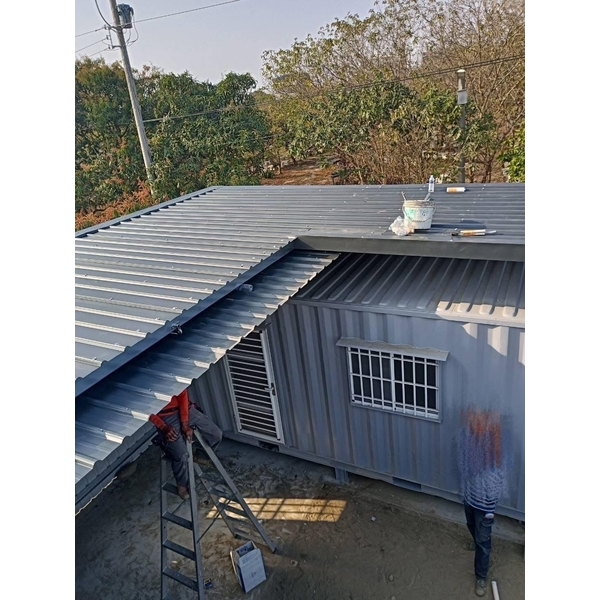 貨櫃屋搭建鐵皮屋（五溝清板）-興旺威企業社