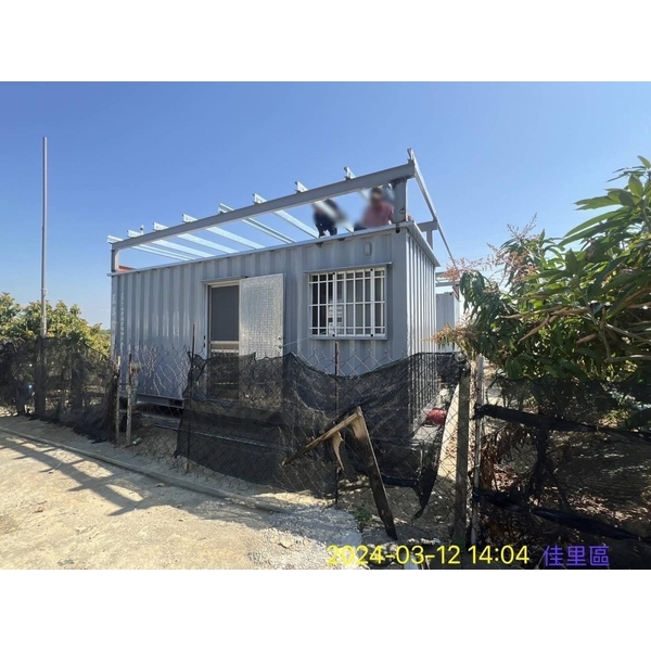 貨櫃屋搭建鐵皮屋（五溝清板）-興旺威企業社