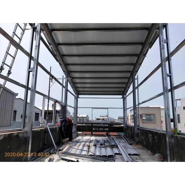 案例1：頂樓鐵皮屋加蓋