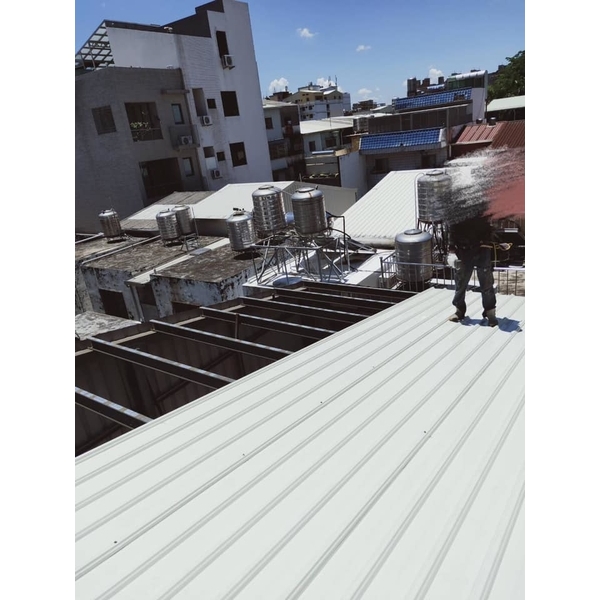 屋頂更換白鐵三合一鋼板