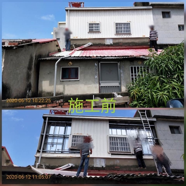 壁堵更換白鐵鋼板