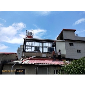 壁堵更換白鐵鋼板