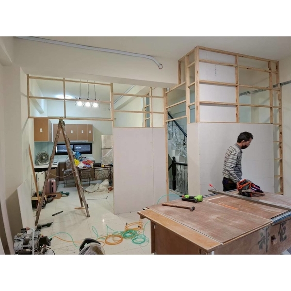 新竹隔間工程實績｜新竹縣寶山鄉友謙社區陳公館住宅室內隔間裝修工程
