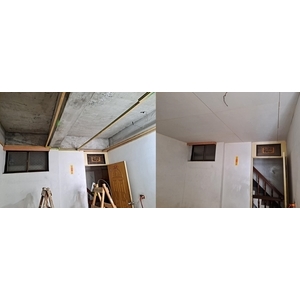 卧室釘天花板施工