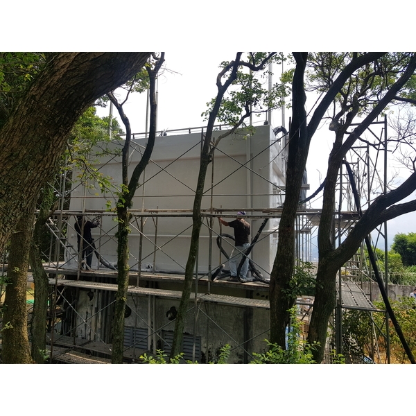 營區外牆聚脲施作,沅欣工程有限公司