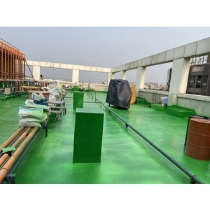 中華電信屋頂聚脲施作