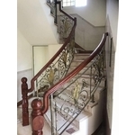 造型鍛造樓梯扶手 - 巨崴金屬工程有限公司