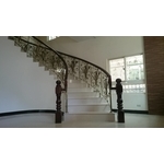 造型鍛造樓梯扶手 - 巨崴金屬工程有限公司