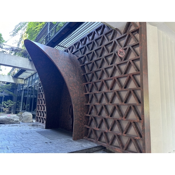 銹色烤漆加工 銹色烤漆加工-崧原機械股份有限公司