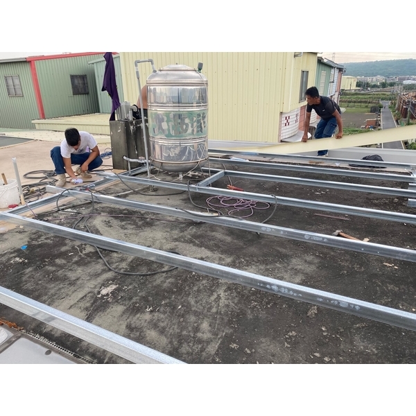 頂樓加蓋防水鐵皮屋頂