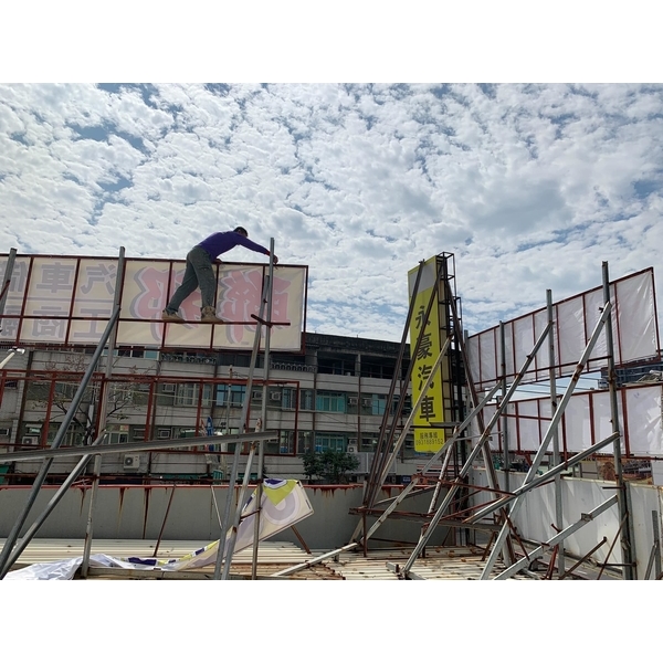 廣告招牌鐵架安裝
