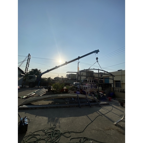 半圓遮雨棚更換