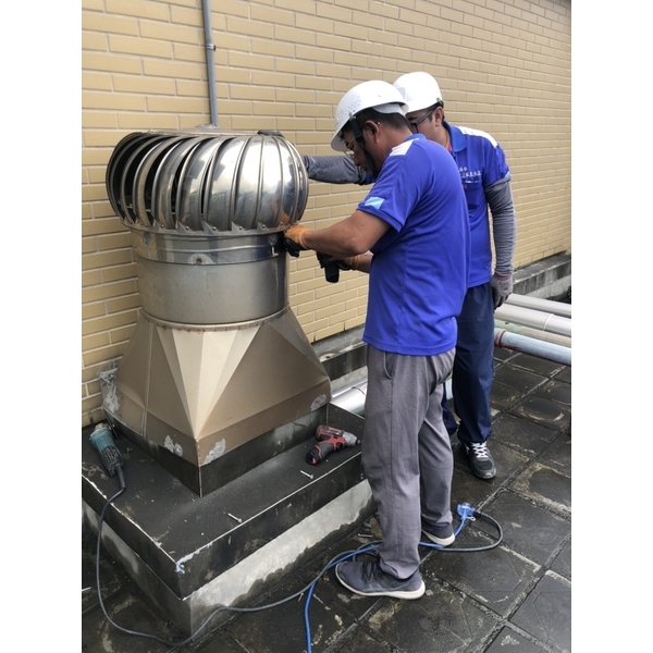 上市公司台泥 花蓮和平發電廠 管道間排風機向上型