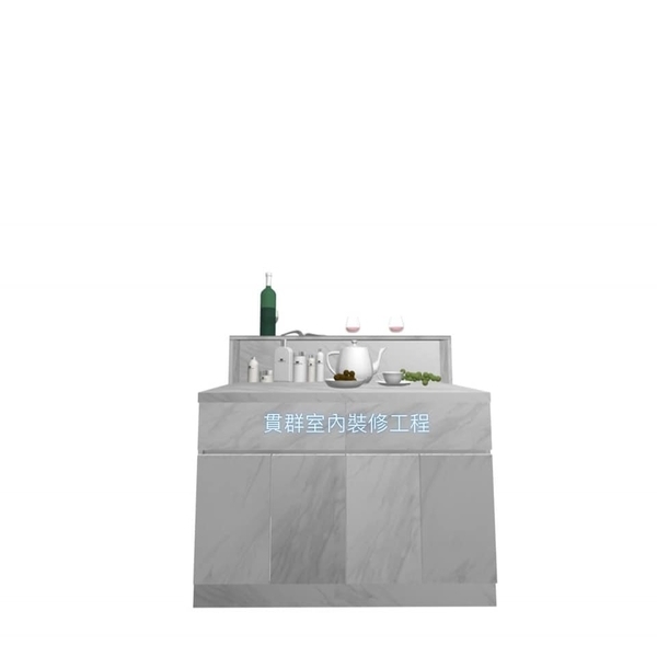 石紋吧檯-貫群室內裝修工程行