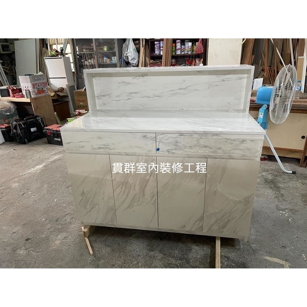 石紋吧檯-貫群室內裝修工程行