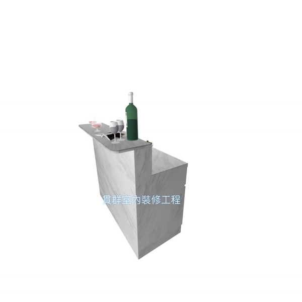 石紋吧檯-貫群室內裝修工程行