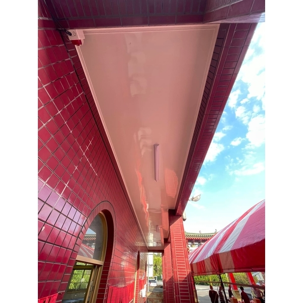 宮廟走道天花板脫落修繕 宮廟走道天花板脫落修繕-貫群室內裝修工程行