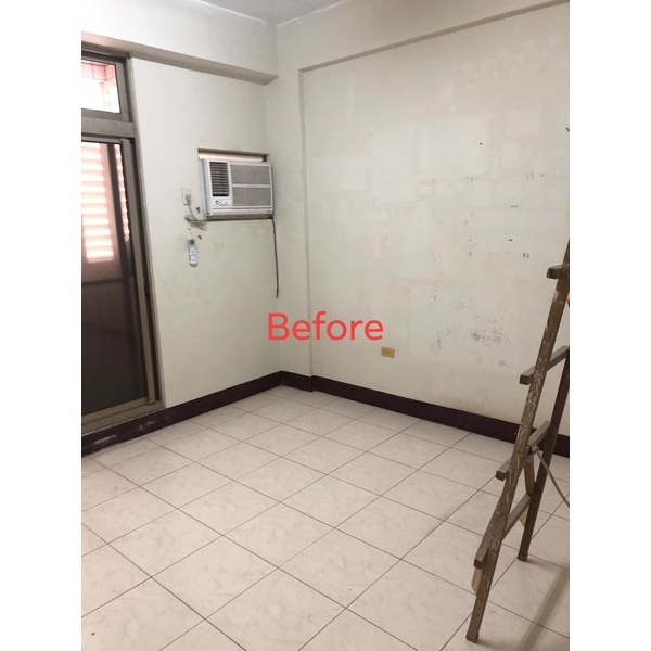 室內牆壁粉刷+SPC木紋地板 室內牆壁粉刷+SPC木紋地板-貫群室內裝修工程行