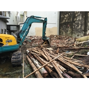 挖土機施工圖 拆除工程