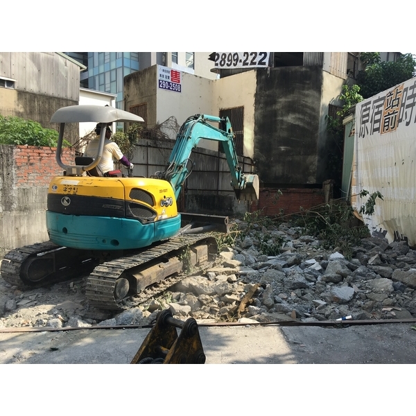 挖土機施工圖 拆除工程-晟紀工程股份有限公司