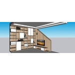 隱藏式廁所門片＋電器櫃 - 府蝶空間規劃