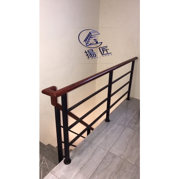 工業風日式扁鐵扶手
