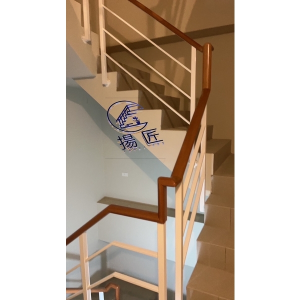 工業風日式扁鐵扶手