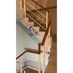 工業風日式扁鐵扶手-揚匠扶手地板