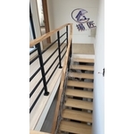 工業風日式扁鐵扶手 - 揚匠扶手地板