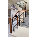 木製三度空間扶手 - 揚匠扶手地板