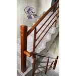 木製三度空間扶手 - 揚匠扶手地板