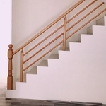 木製三度空間扶手 - 揚匠扶手地板