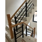 木製三度空間扶手 - 揚匠扶手地板