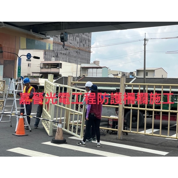 防護柵欄施工 防護柵欄施工-嘉晉光電工程企業行
