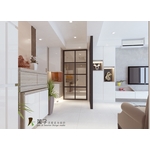 北歐簡約溫馨小豪宅03-走道-菓子空間室內設計