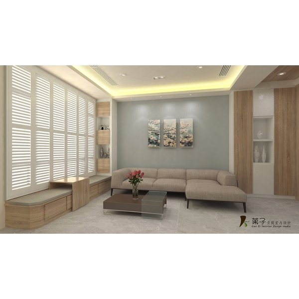 輕北歐風透天別墅1F-02,菓子空間室內設計