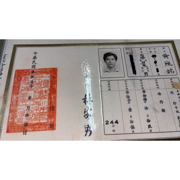 專業證書/技術證,祥豪營造有限公司