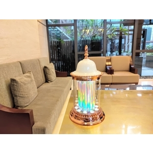 玫瑰金大型彩晶燈,丸太實業有限公司