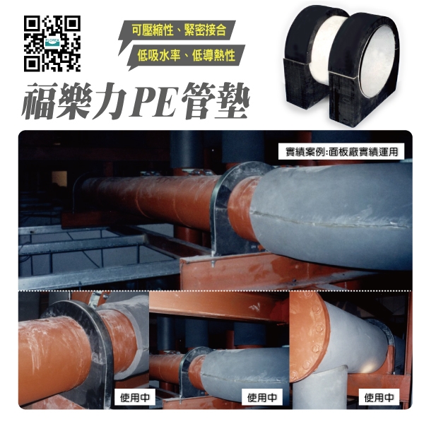 福樂力管墊│實績案例:面板廠實績運用