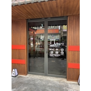鐵件玻璃自動門