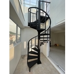 鐵件旋轉樓梯-元發金屬工程行