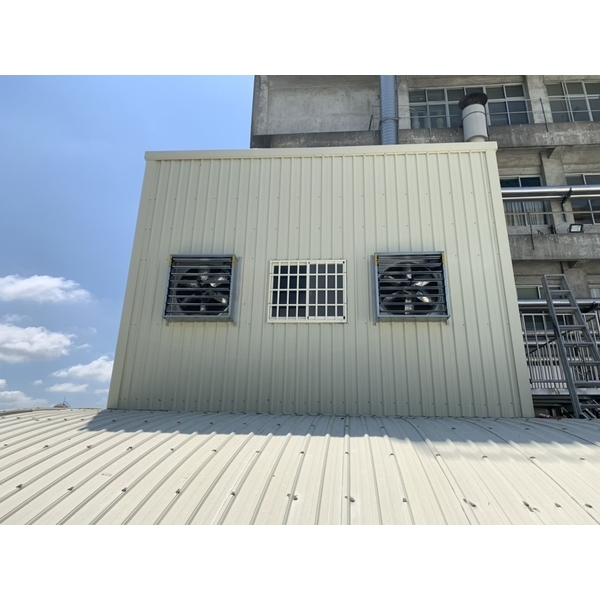 文具公司空壓機悶熱排除