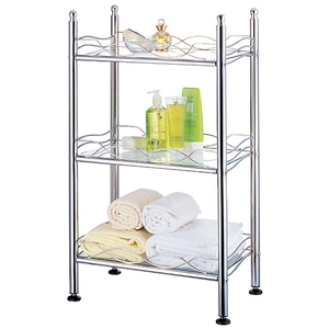 玻璃曲線三層架,晨允企業有限公司