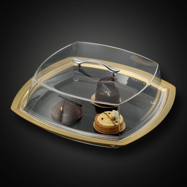 壓克力蛋糕盤(含蓋)-星友有限公司