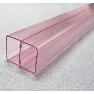 PC塑膠異型押出-包裝管(雙) , 利美實業股份有限公司