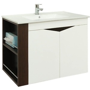 瓷盆LB9070E-1、LB9080E-1、LB9090E-1浴櫃LB9060EFW+BA416EW、LB9070EFW+BA416BW、LB9080EFW+BA416EW , 倢侑股份有限公司